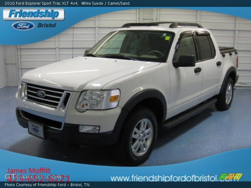 White Suede / Camel/Sand 2010 Ford Explorer Sport Trac XLT 4x4