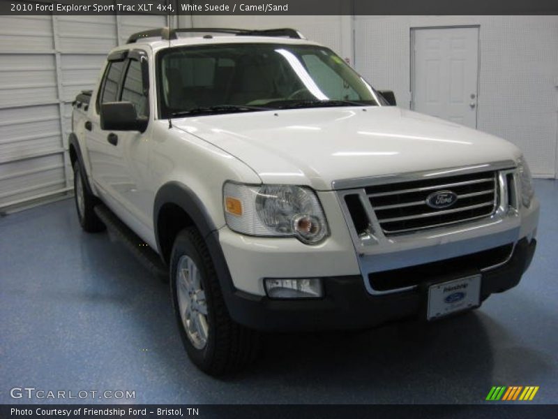 White Suede / Camel/Sand 2010 Ford Explorer Sport Trac XLT 4x4