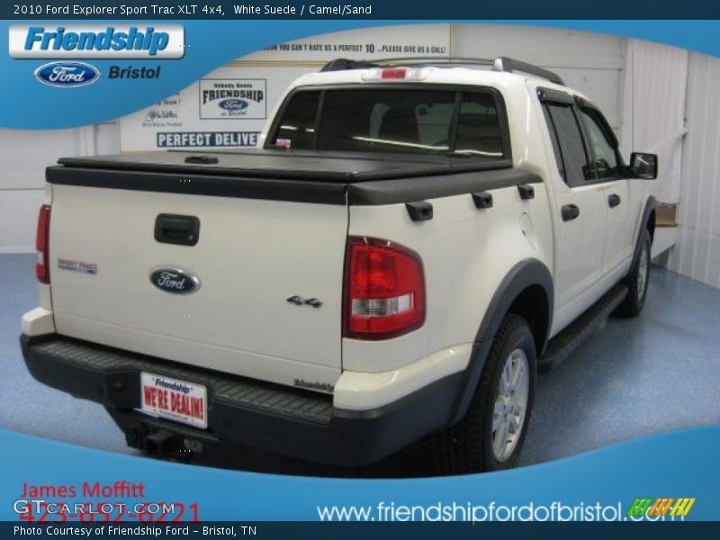 White Suede / Camel/Sand 2010 Ford Explorer Sport Trac XLT 4x4
