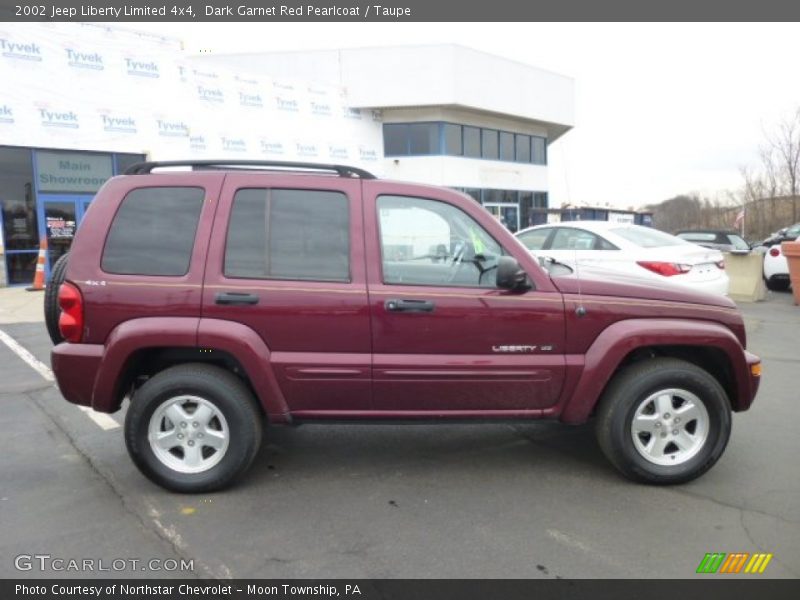 2002 Liberty Limited 4x4 Dark Garnet Red Pearlcoat