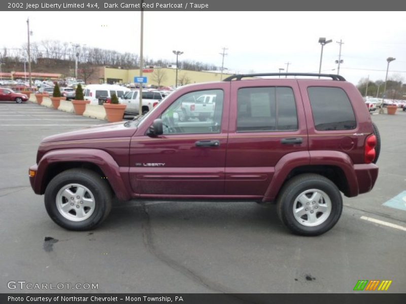  2002 Liberty Limited 4x4 Dark Garnet Red Pearlcoat