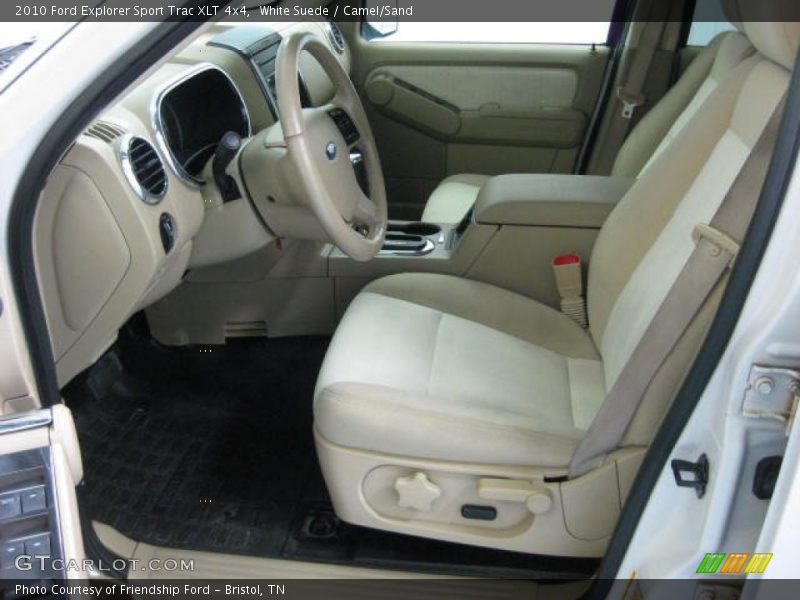 White Suede / Camel/Sand 2010 Ford Explorer Sport Trac XLT 4x4
