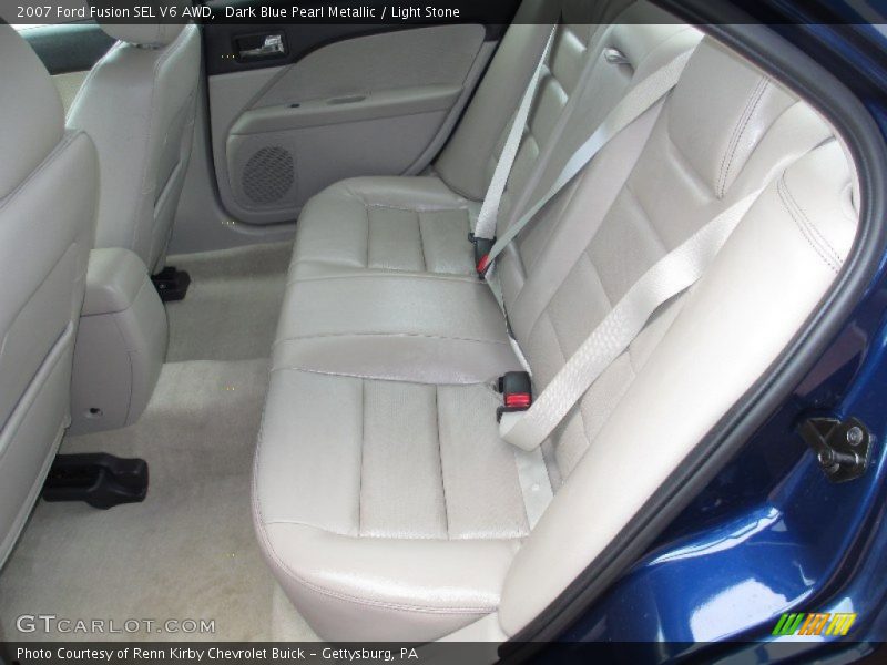 Rear Seat of 2007 Fusion SEL V6 AWD