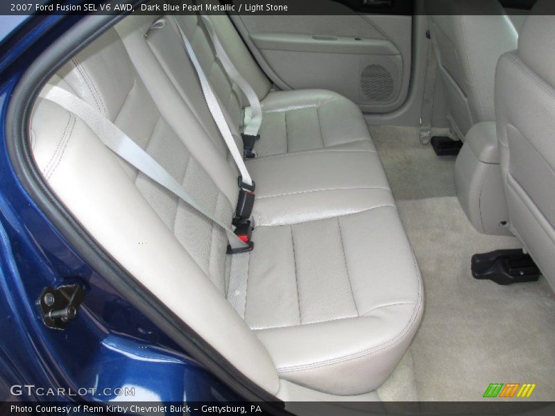 Dark Blue Pearl Metallic / Light Stone 2007 Ford Fusion SEL V6 AWD
