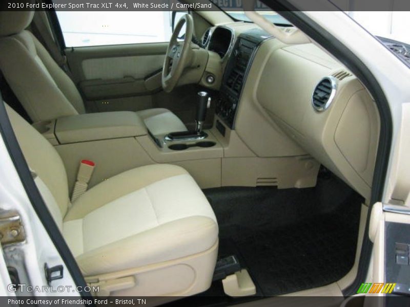 White Suede / Camel/Sand 2010 Ford Explorer Sport Trac XLT 4x4