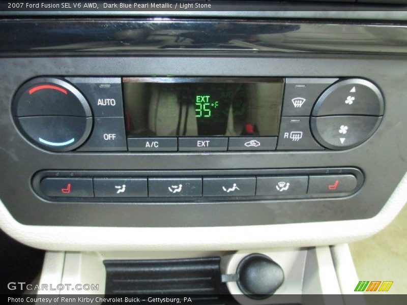 Controls of 2007 Fusion SEL V6 AWD
