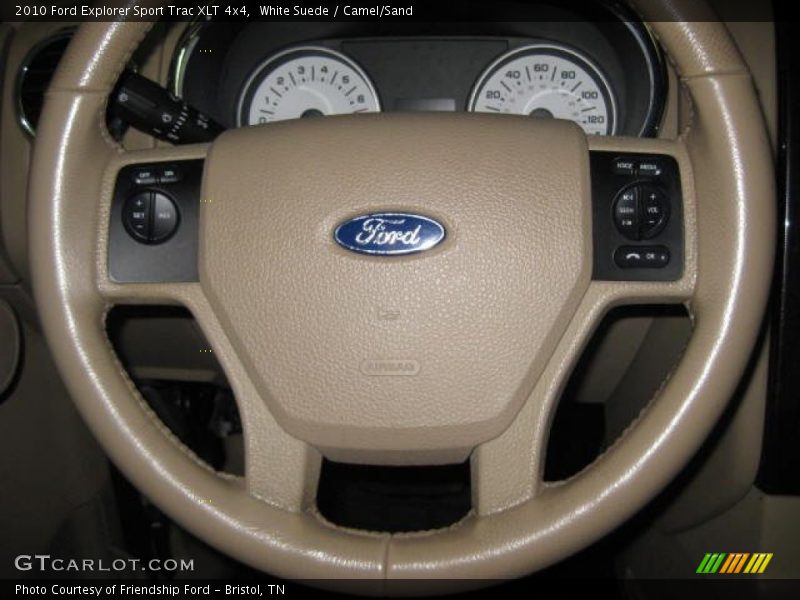 White Suede / Camel/Sand 2010 Ford Explorer Sport Trac XLT 4x4