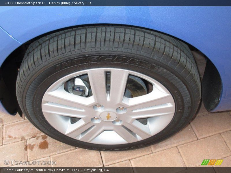 Denim (Blue) / Silver/Blue 2013 Chevrolet Spark LS