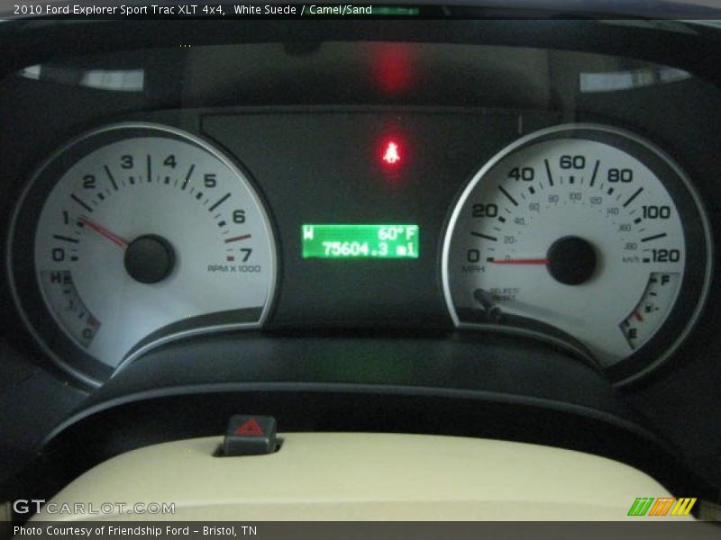 White Suede / Camel/Sand 2010 Ford Explorer Sport Trac XLT 4x4