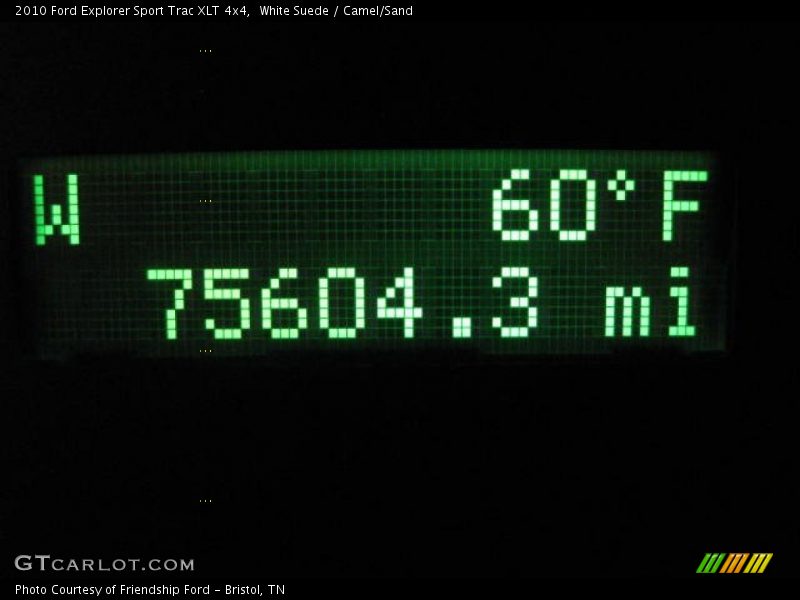 White Suede / Camel/Sand 2010 Ford Explorer Sport Trac XLT 4x4