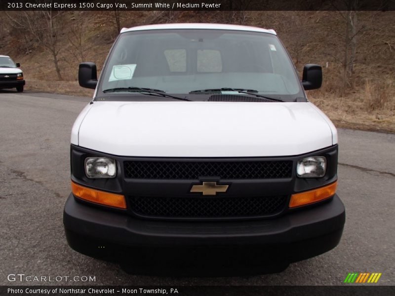 Summit White / Medium Pewter 2013 Chevrolet Express 1500 Cargo Van