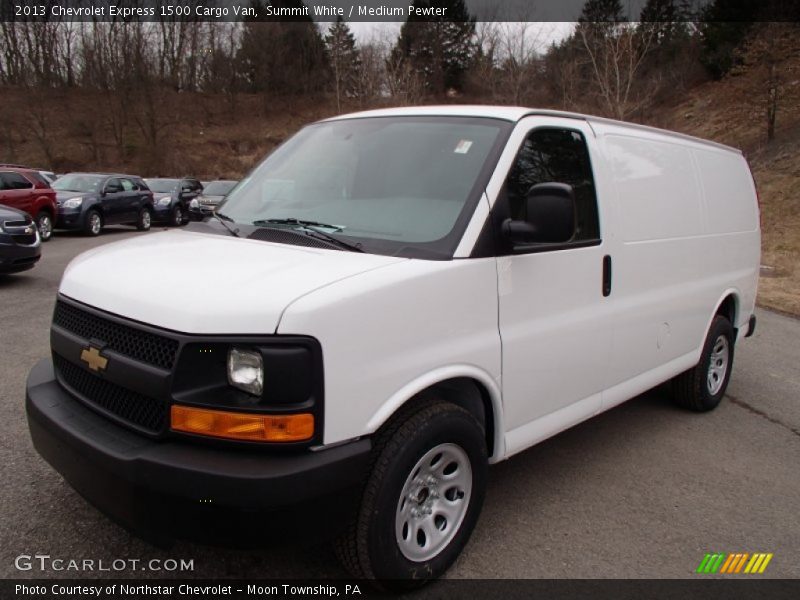 Summit White / Medium Pewter 2013 Chevrolet Express 1500 Cargo Van