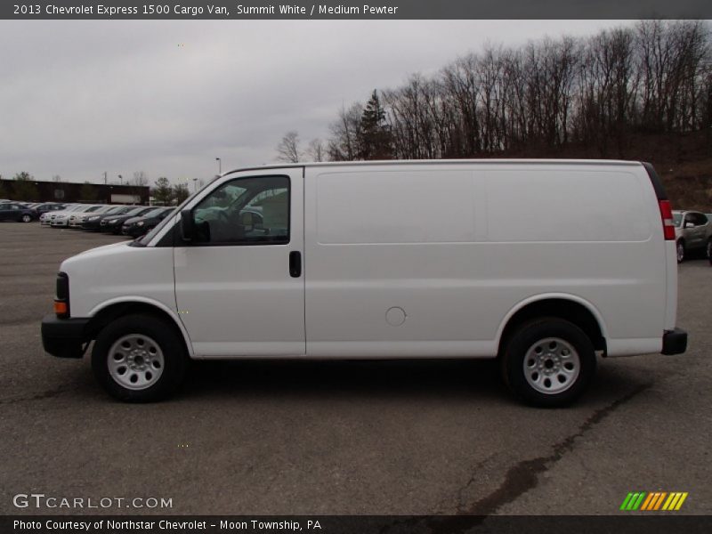 Summit White / Medium Pewter 2013 Chevrolet Express 1500 Cargo Van