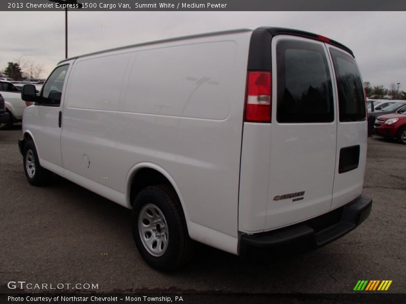 Summit White / Medium Pewter 2013 Chevrolet Express 1500 Cargo Van