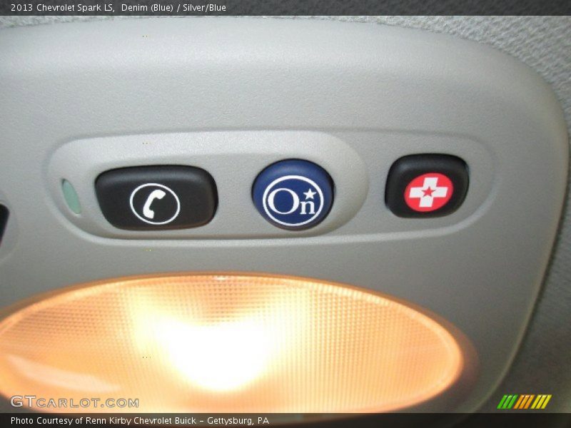 Denim (Blue) / Silver/Blue 2013 Chevrolet Spark LS