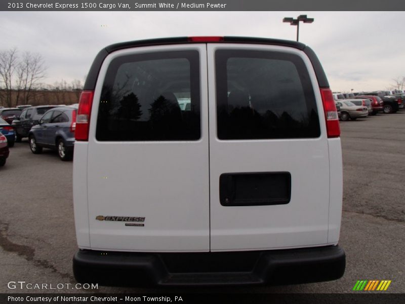 Summit White / Medium Pewter 2013 Chevrolet Express 1500 Cargo Van