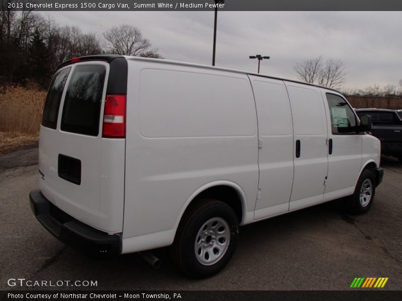 Summit White / Medium Pewter 2013 Chevrolet Express 1500 Cargo Van