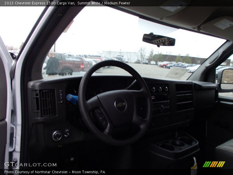 Summit White / Medium Pewter 2013 Chevrolet Express 1500 Cargo Van