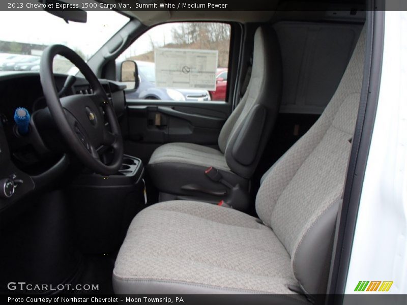 Summit White / Medium Pewter 2013 Chevrolet Express 1500 Cargo Van