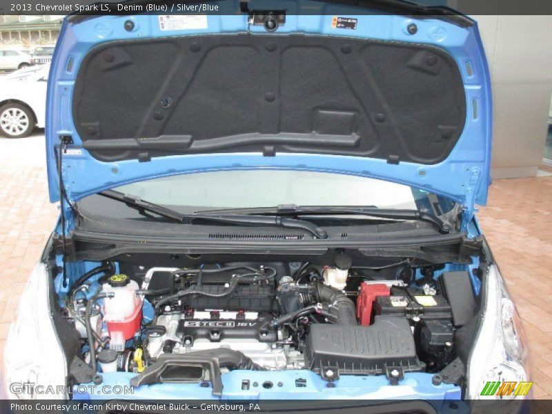 Denim (Blue) / Silver/Blue 2013 Chevrolet Spark LS