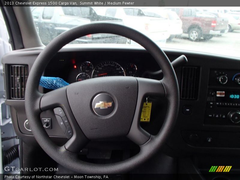 Summit White / Medium Pewter 2013 Chevrolet Express 1500 Cargo Van