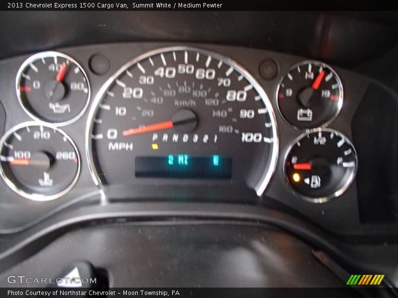 Summit White / Medium Pewter 2013 Chevrolet Express 1500 Cargo Van