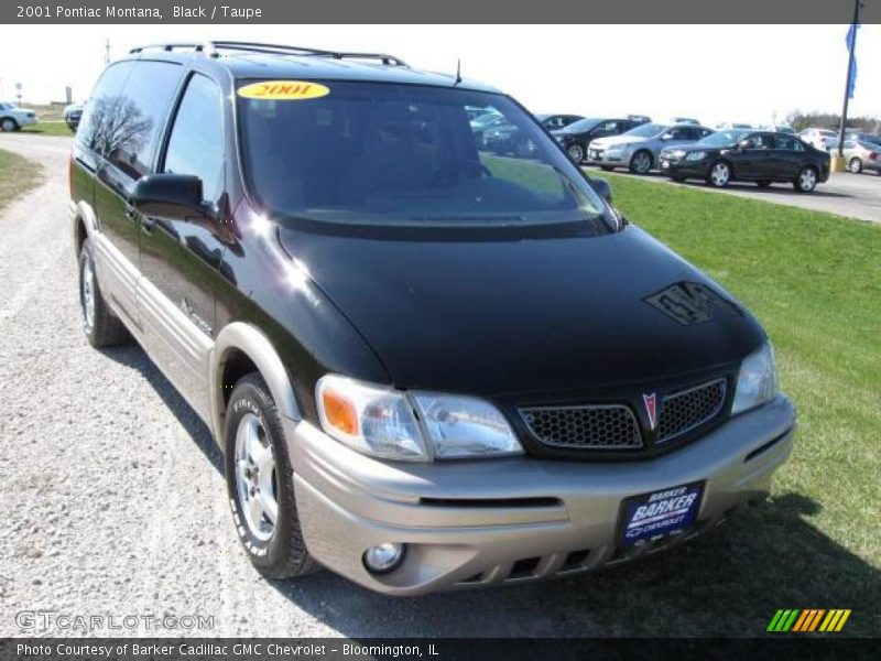 Black / Taupe 2001 Pontiac Montana