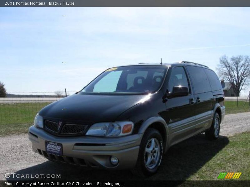 Black / Taupe 2001 Pontiac Montana
