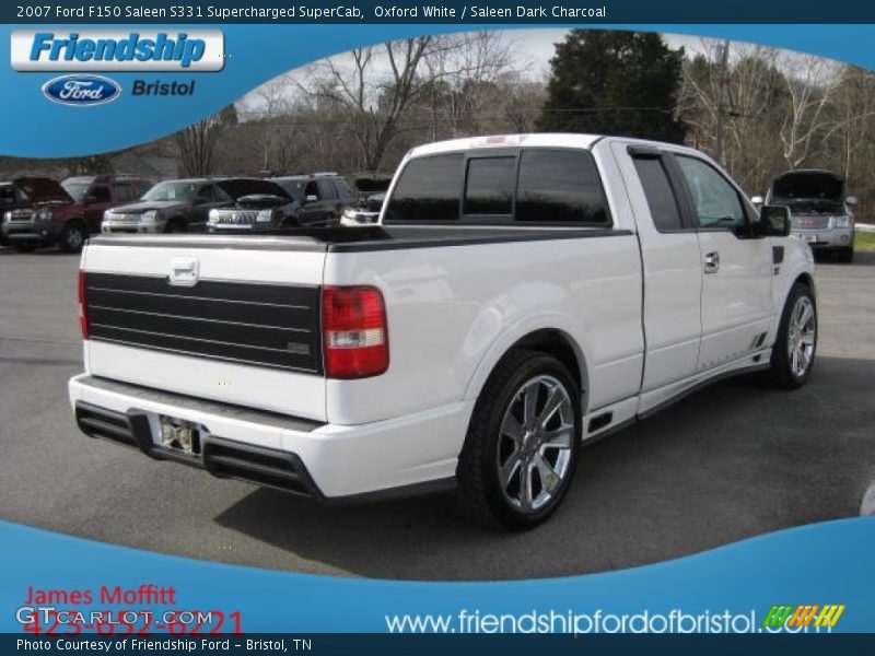 Oxford White / Saleen Dark Charcoal 2007 Ford F150 Saleen S331 Supercharged SuperCab