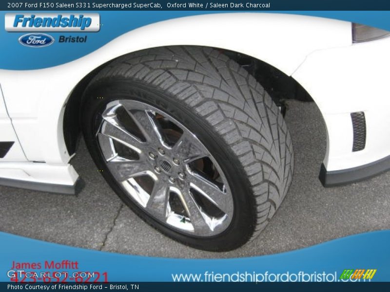 Oxford White / Saleen Dark Charcoal 2007 Ford F150 Saleen S331 Supercharged SuperCab