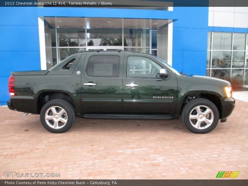 Fairway Metallic / Ebony 2013 Chevrolet Avalanche LS 4x4