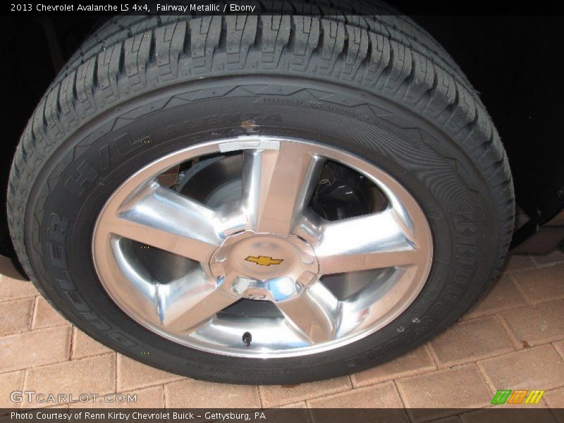 Fairway Metallic / Ebony 2013 Chevrolet Avalanche LS 4x4