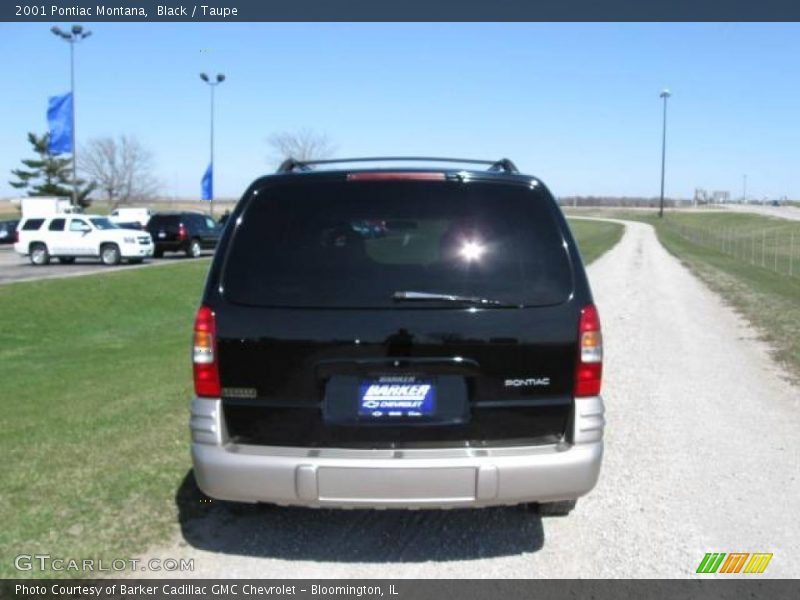 Black / Taupe 2001 Pontiac Montana