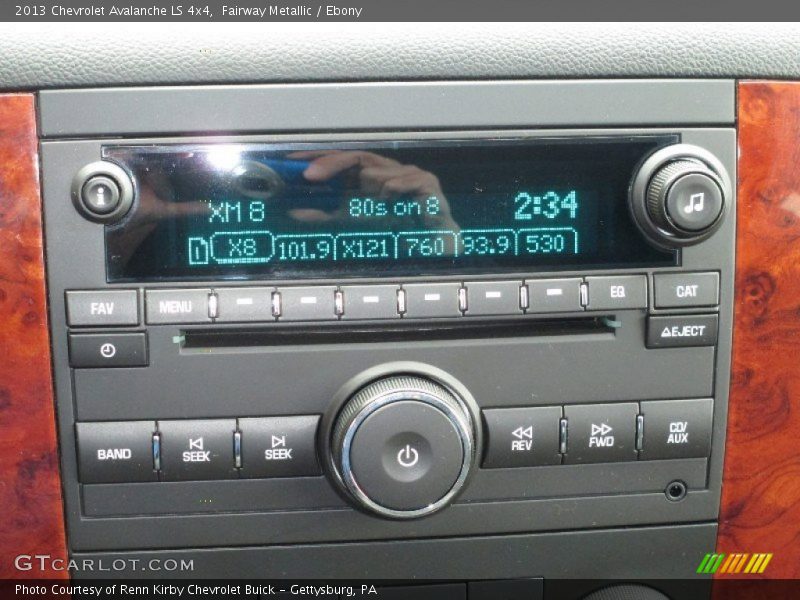 Fairway Metallic / Ebony 2013 Chevrolet Avalanche LS 4x4