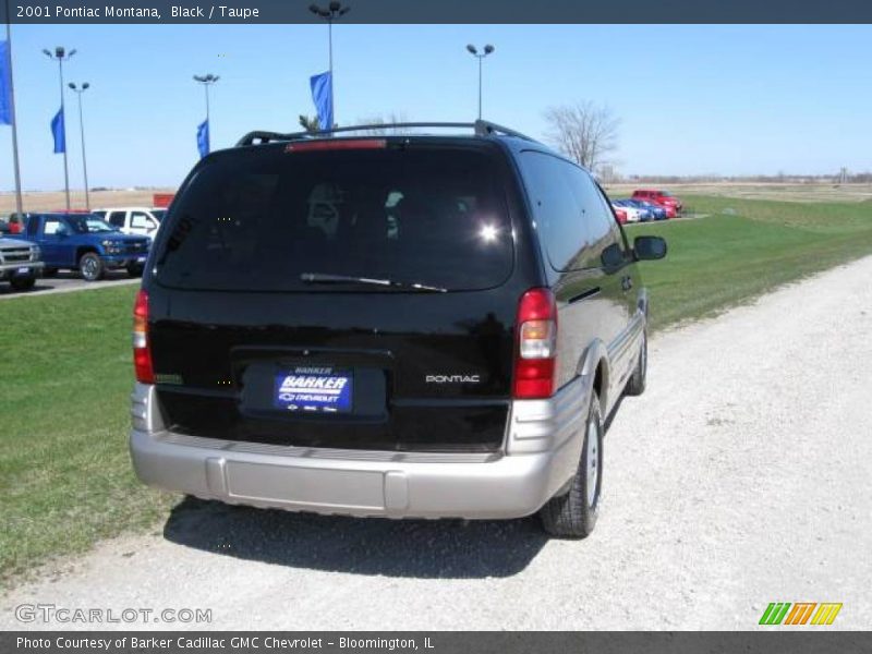 Black / Taupe 2001 Pontiac Montana
