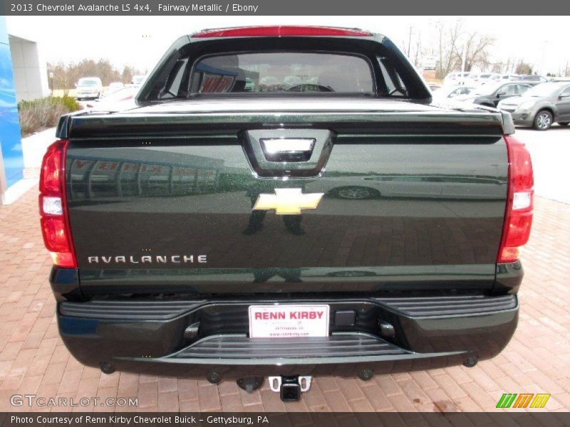 Fairway Metallic / Ebony 2013 Chevrolet Avalanche LS 4x4