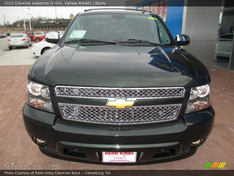 Fairway Metallic / Ebony 2013 Chevrolet Avalanche LS 4x4