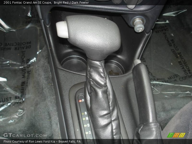 Bright Red / Dark Pewter 2001 Pontiac Grand Am SE Coupe
