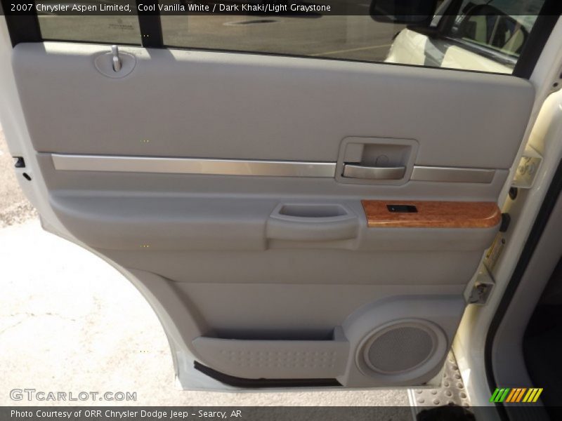 Cool Vanilla White / Dark Khaki/Light Graystone 2007 Chrysler Aspen Limited