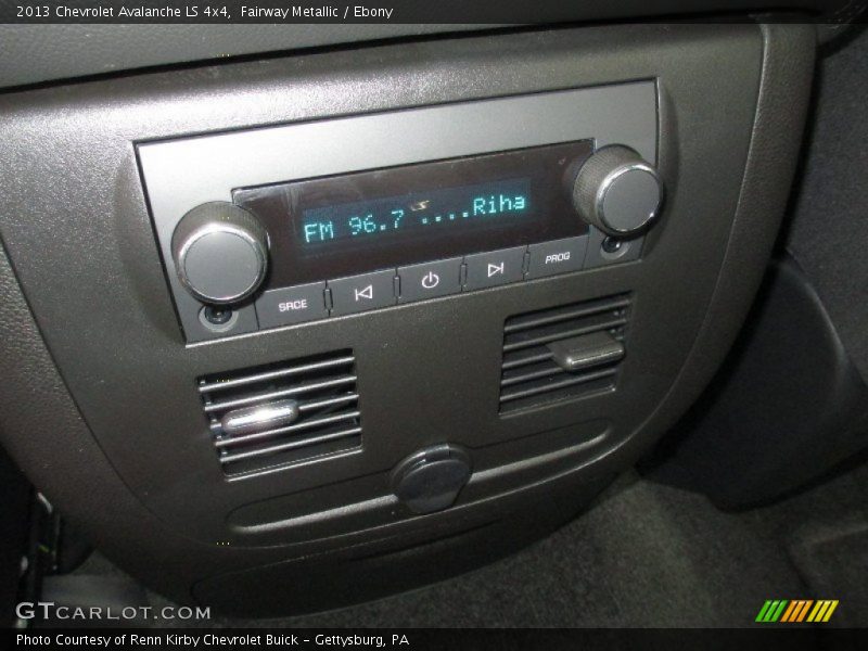 Fairway Metallic / Ebony 2013 Chevrolet Avalanche LS 4x4