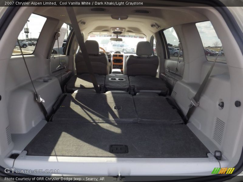Cool Vanilla White / Dark Khaki/Light Graystone 2007 Chrysler Aspen Limited