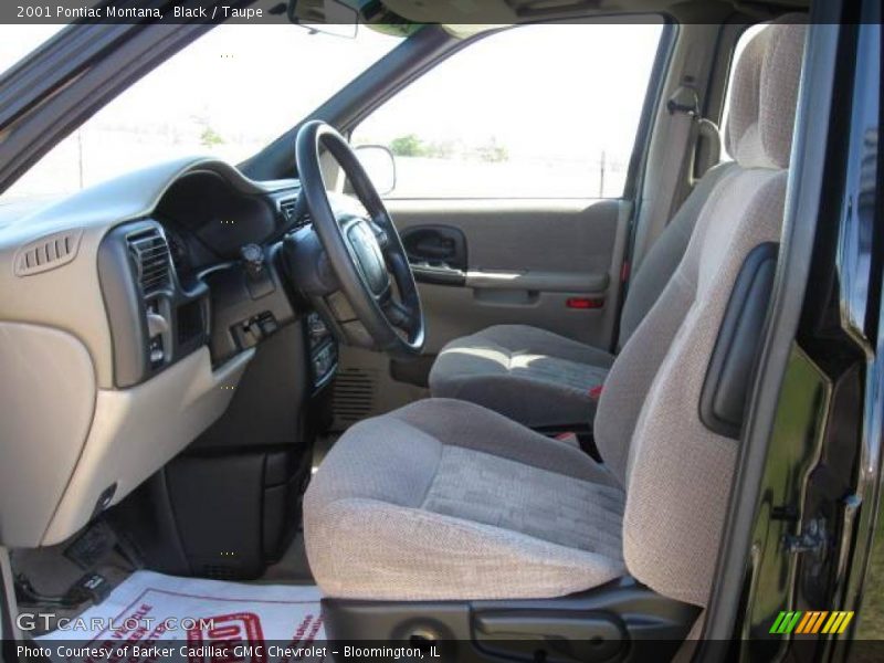 Black / Taupe 2001 Pontiac Montana