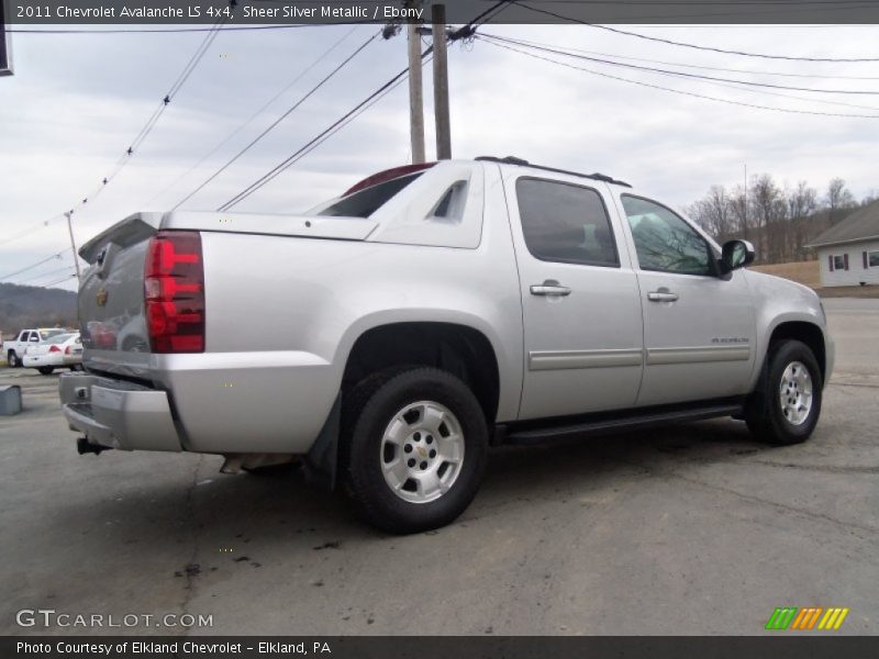 Sheer Silver Metallic / Ebony 2011 Chevrolet Avalanche LS 4x4