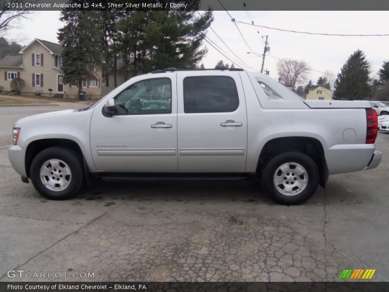 Sheer Silver Metallic / Ebony 2011 Chevrolet Avalanche LS 4x4
