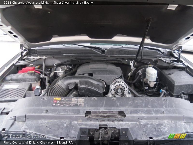 Sheer Silver Metallic / Ebony 2011 Chevrolet Avalanche LS 4x4