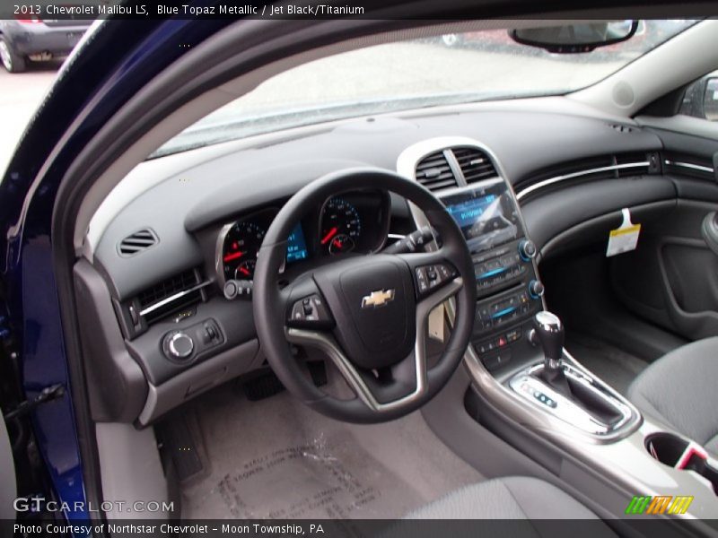 Jet Black/Titanium Interior - 2013 Malibu LS 