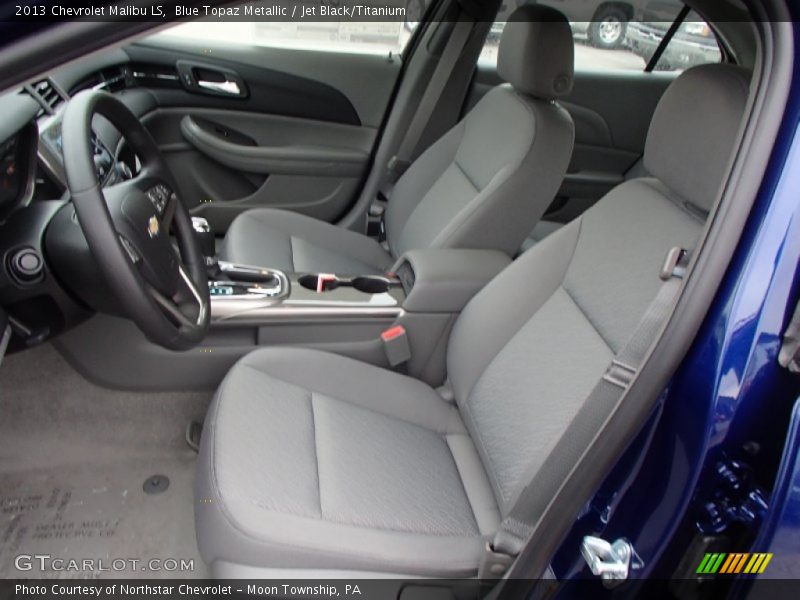 Blue Topaz Metallic / Jet Black/Titanium 2013 Chevrolet Malibu LS