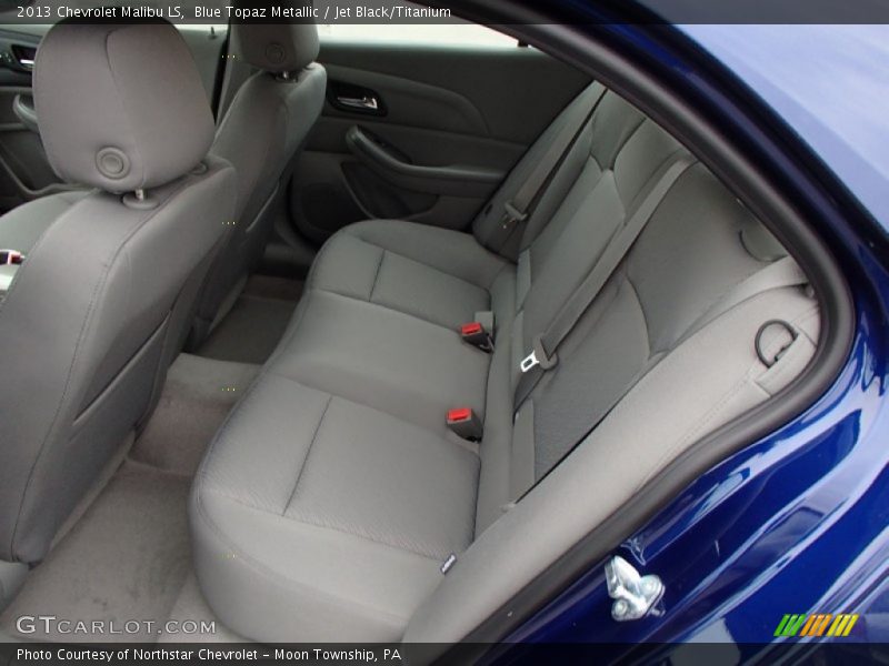 Blue Topaz Metallic / Jet Black/Titanium 2013 Chevrolet Malibu LS