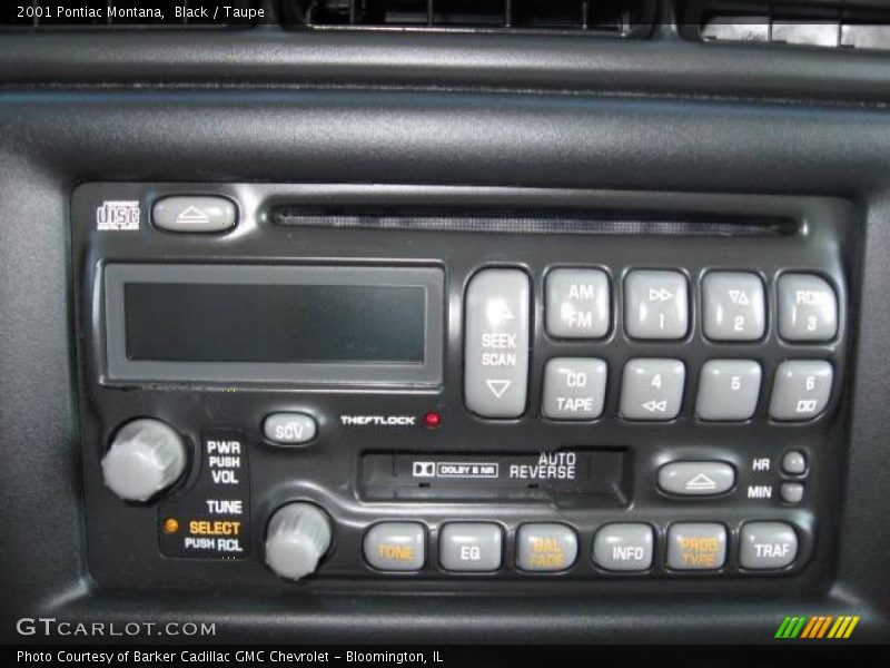 Black / Taupe 2001 Pontiac Montana