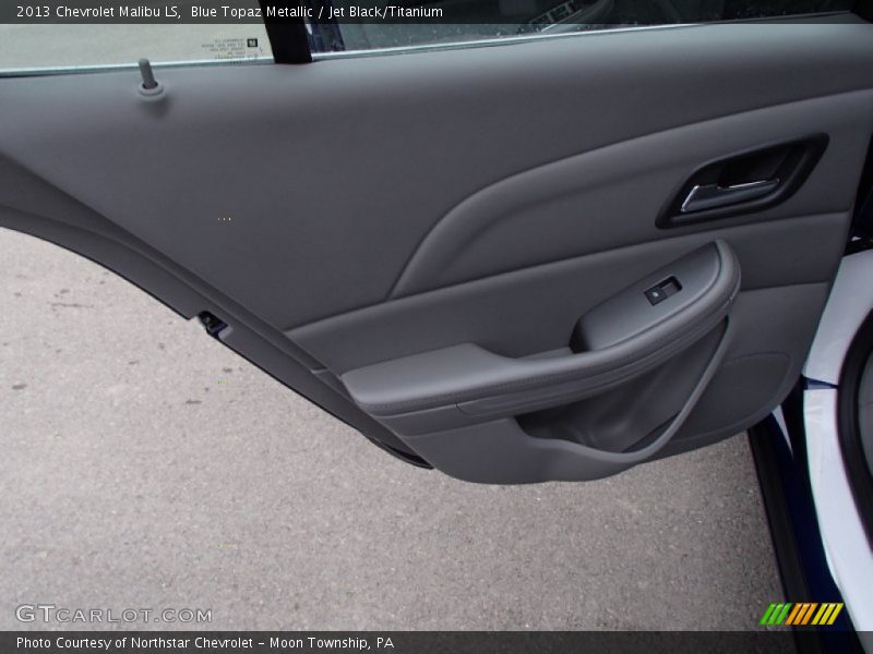 Blue Topaz Metallic / Jet Black/Titanium 2013 Chevrolet Malibu LS